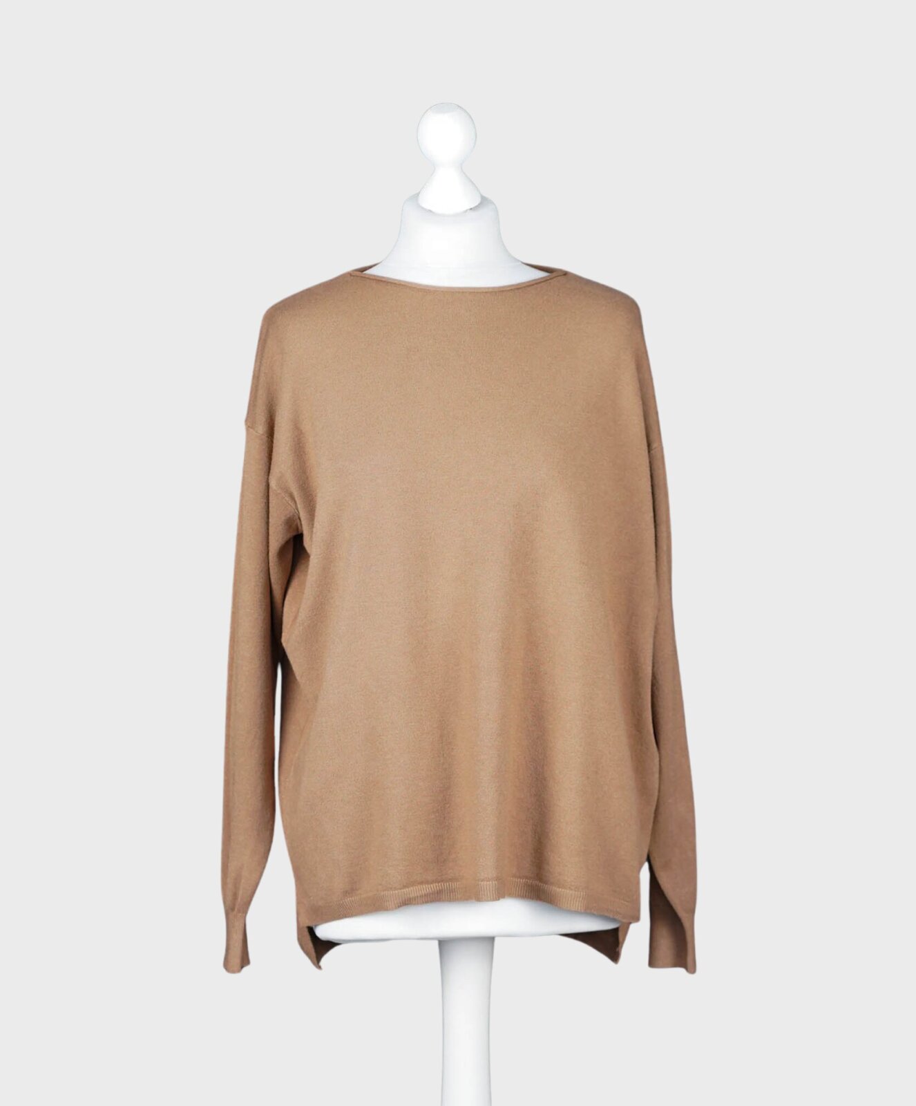 Feinstrickpulli “VIVIENNE” caramel (GW86)