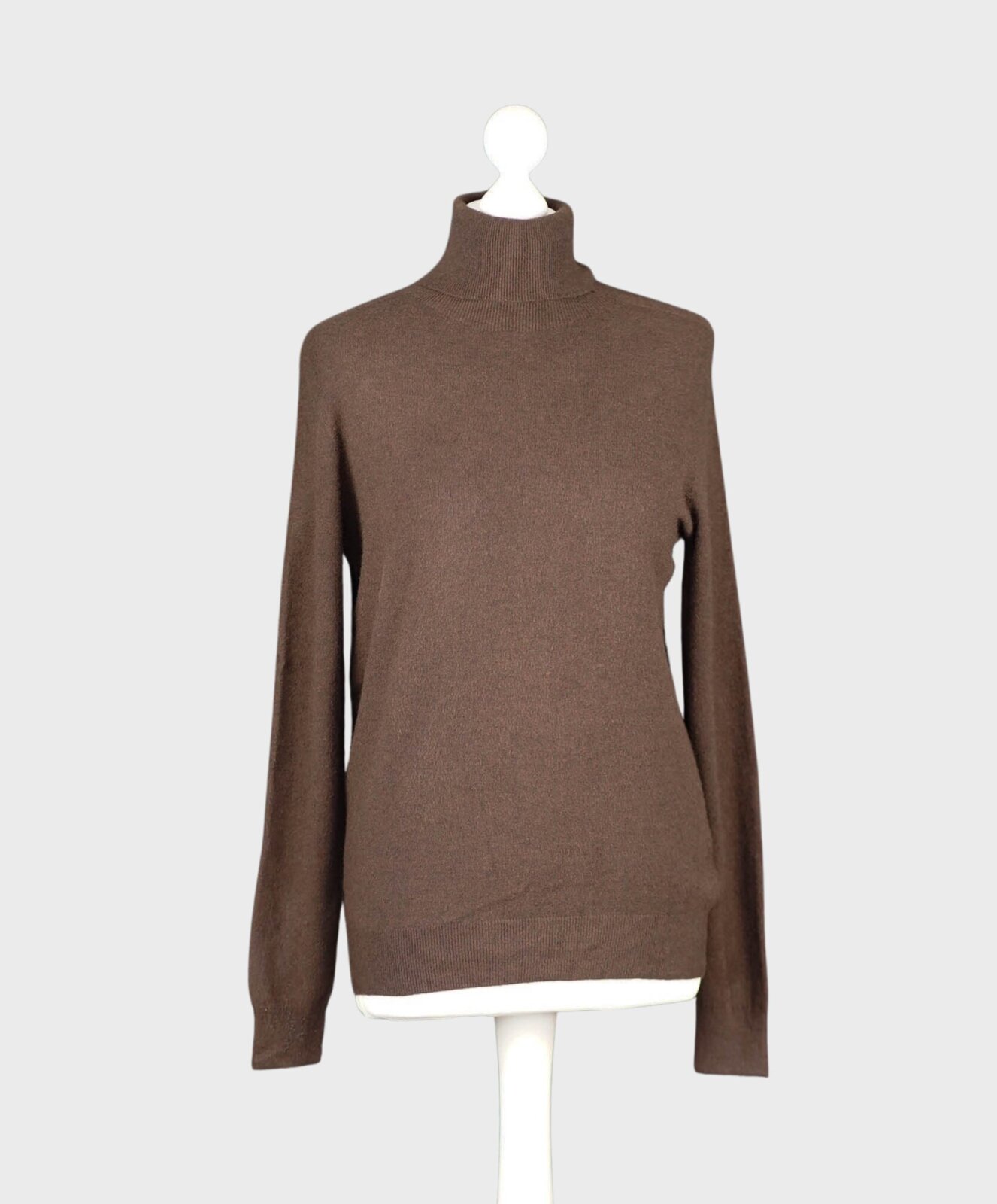 Feinstrick Pullover “ATHINA” schokobraun (GW85)