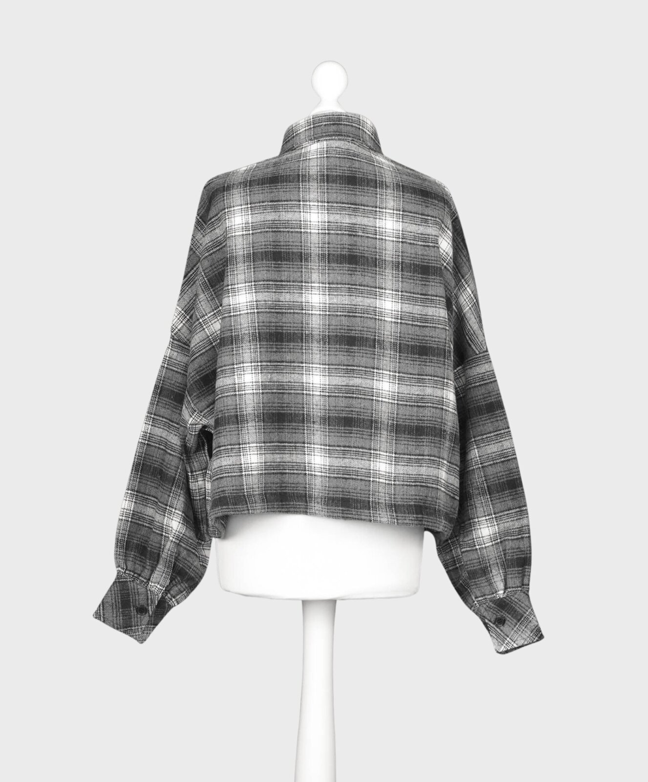 Cropped Oversized Karo Hemd “MILA” (CC11)