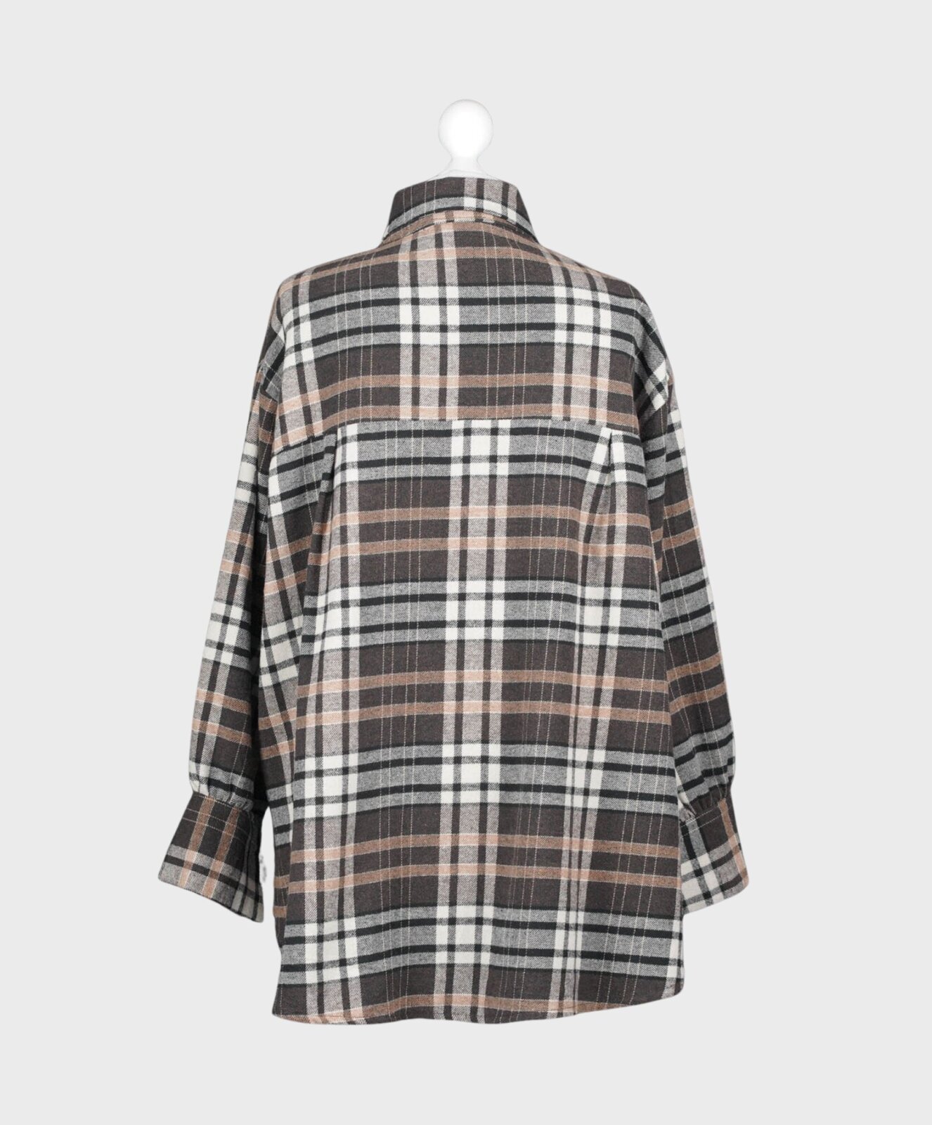 Kariertes Flanellhemd “TRACY” braun/beige (GW04)