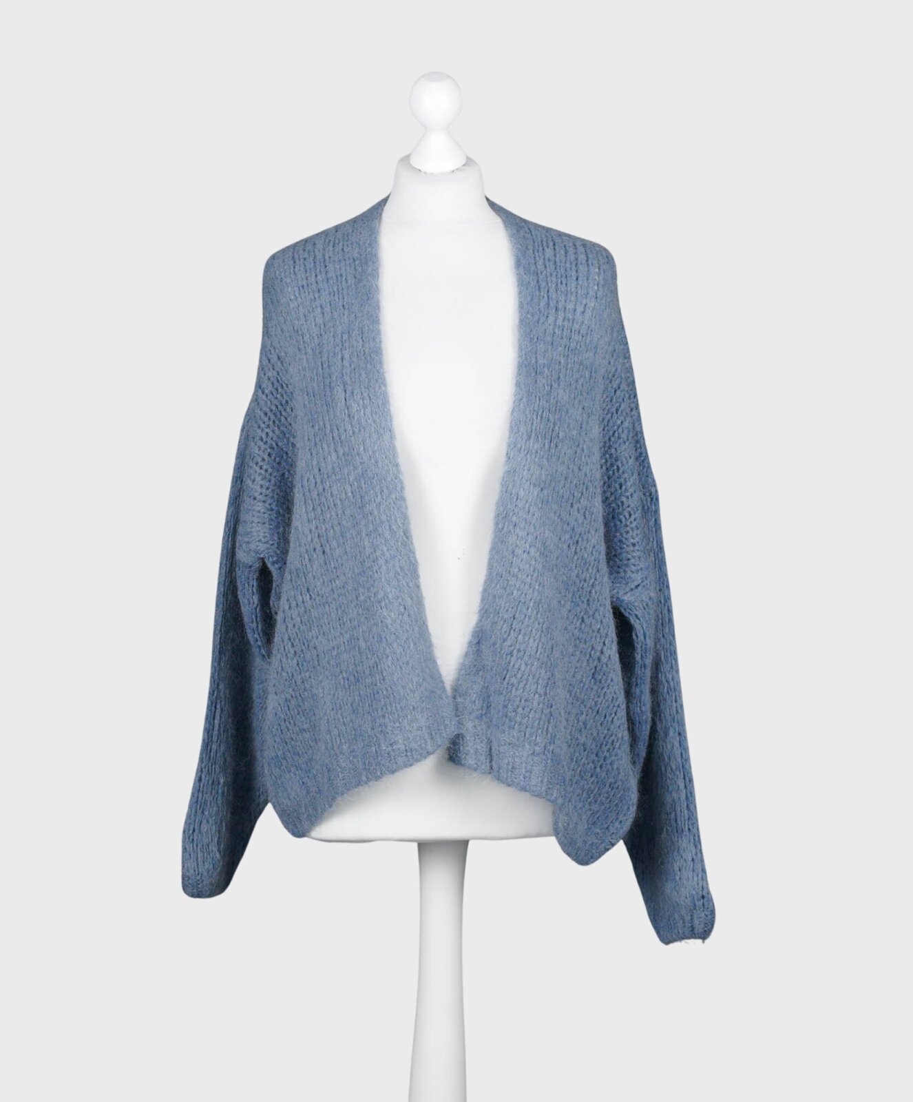 Grobstrick Cardigan “ALLISTON” lake (HL31)