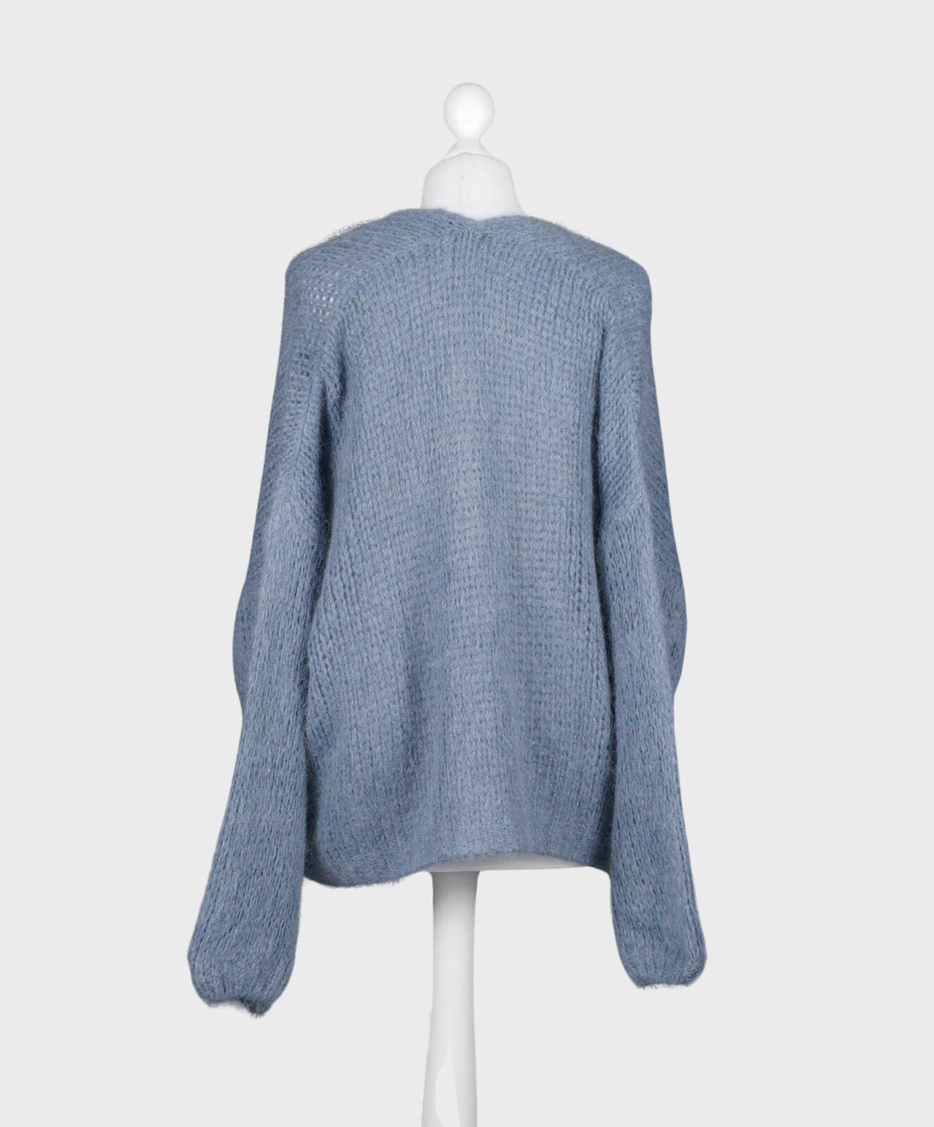 Grobstrick Cardigan “ALLISTON” lake  (HL31)