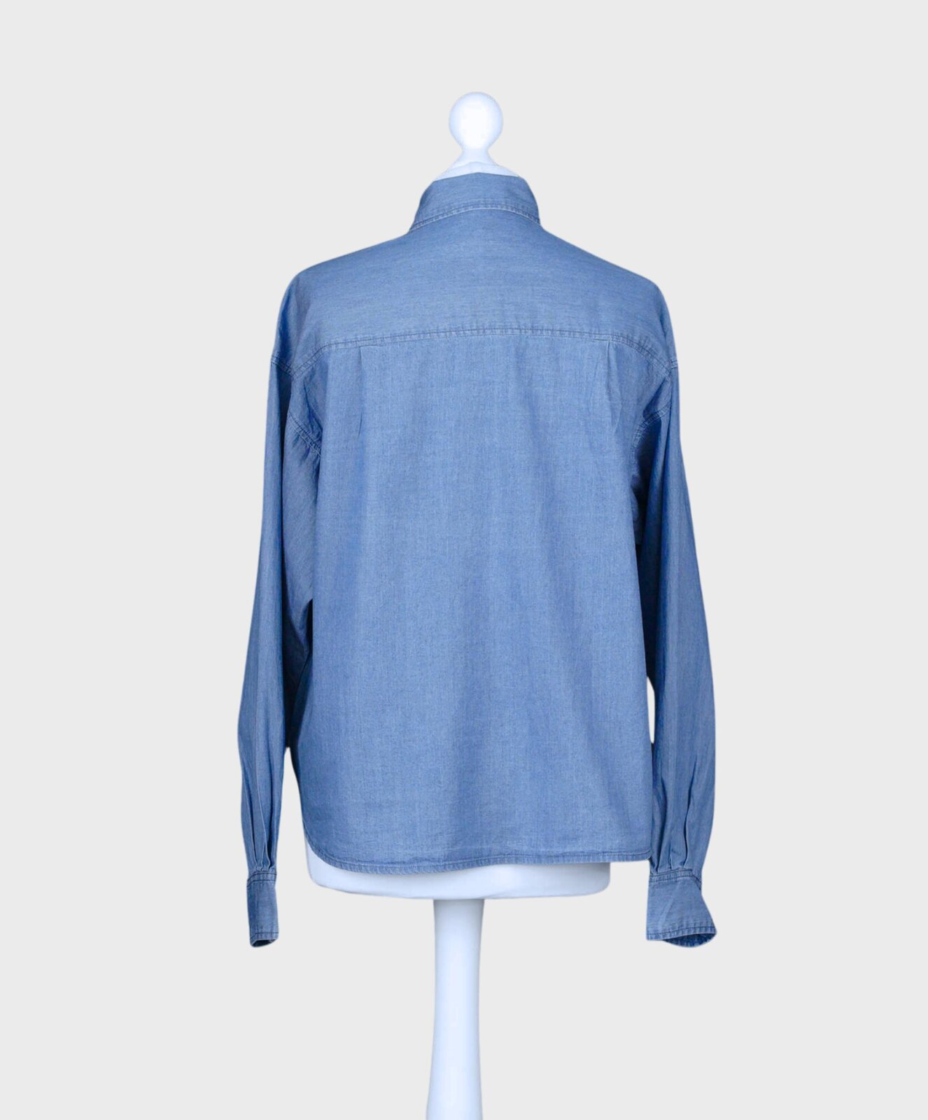 Jeanshemd mit Rüschen “LYNELLA” medium (HL26)