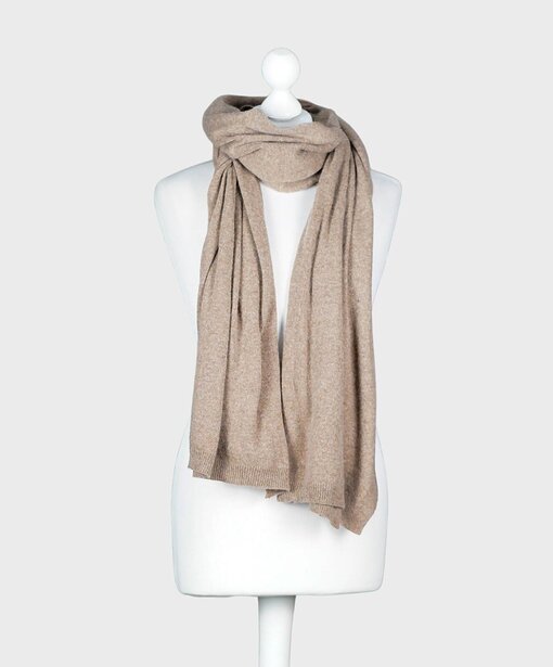 Feinstrickschal “MONA” cappuccino (AS02)