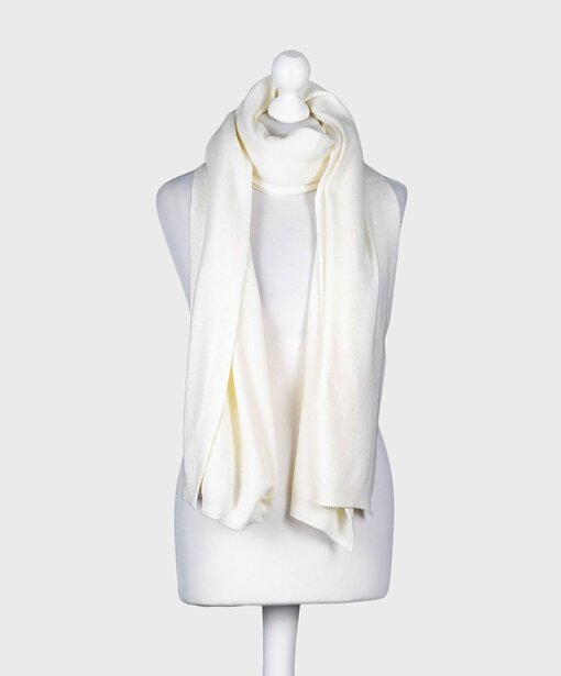 Feinstrickschal “MONA” creme (AS02)
