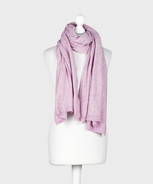 Feinstrickschal “MONA” mauve meliert (AS02)