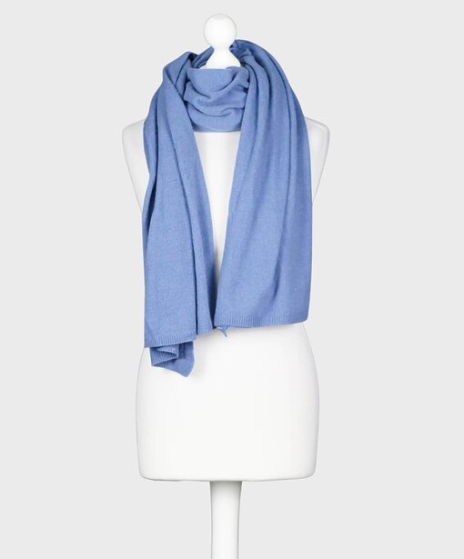 Feinstrickschal “MONA” jeansblau (AS02)
