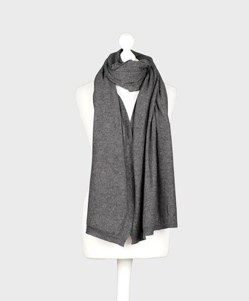 Feinstrickschal “MONA” anthrazit (AS02)