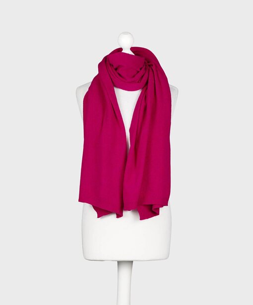 Feinstrickschal “MONA” fuchsia (AS02)