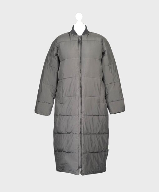 Langer Puffer Mantel “ABBIE” black (SE55)