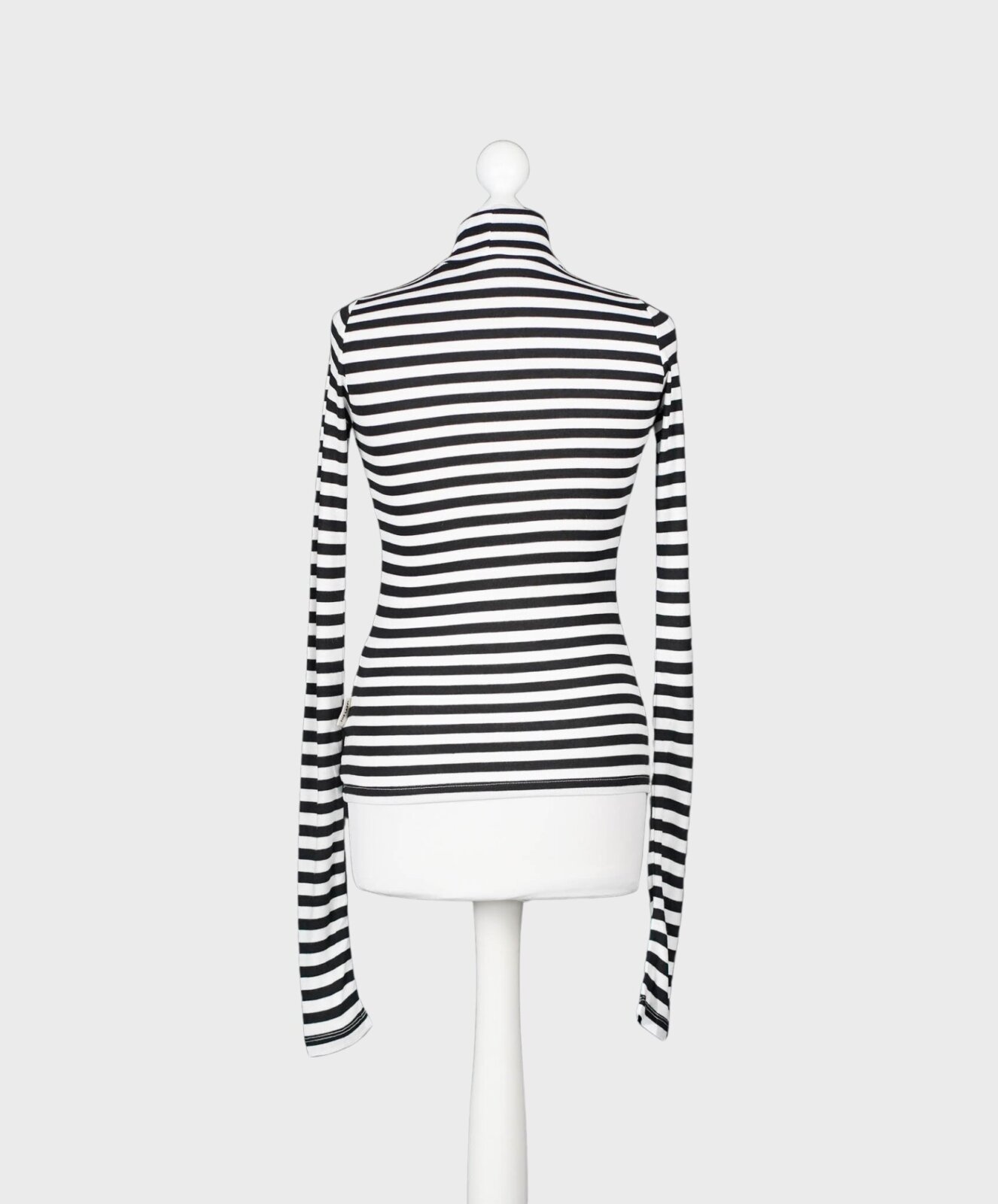 Longsleeve mit Streifen Design “DORA” black/ivory (SE56)