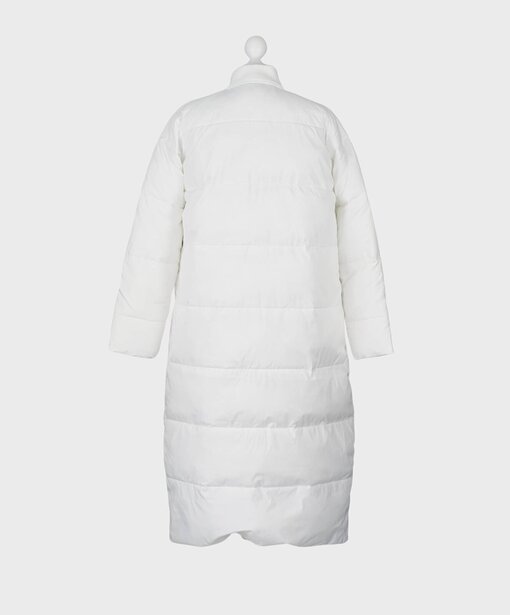 Langer Puffer Mantel “ABBIE” ivory (SE55)