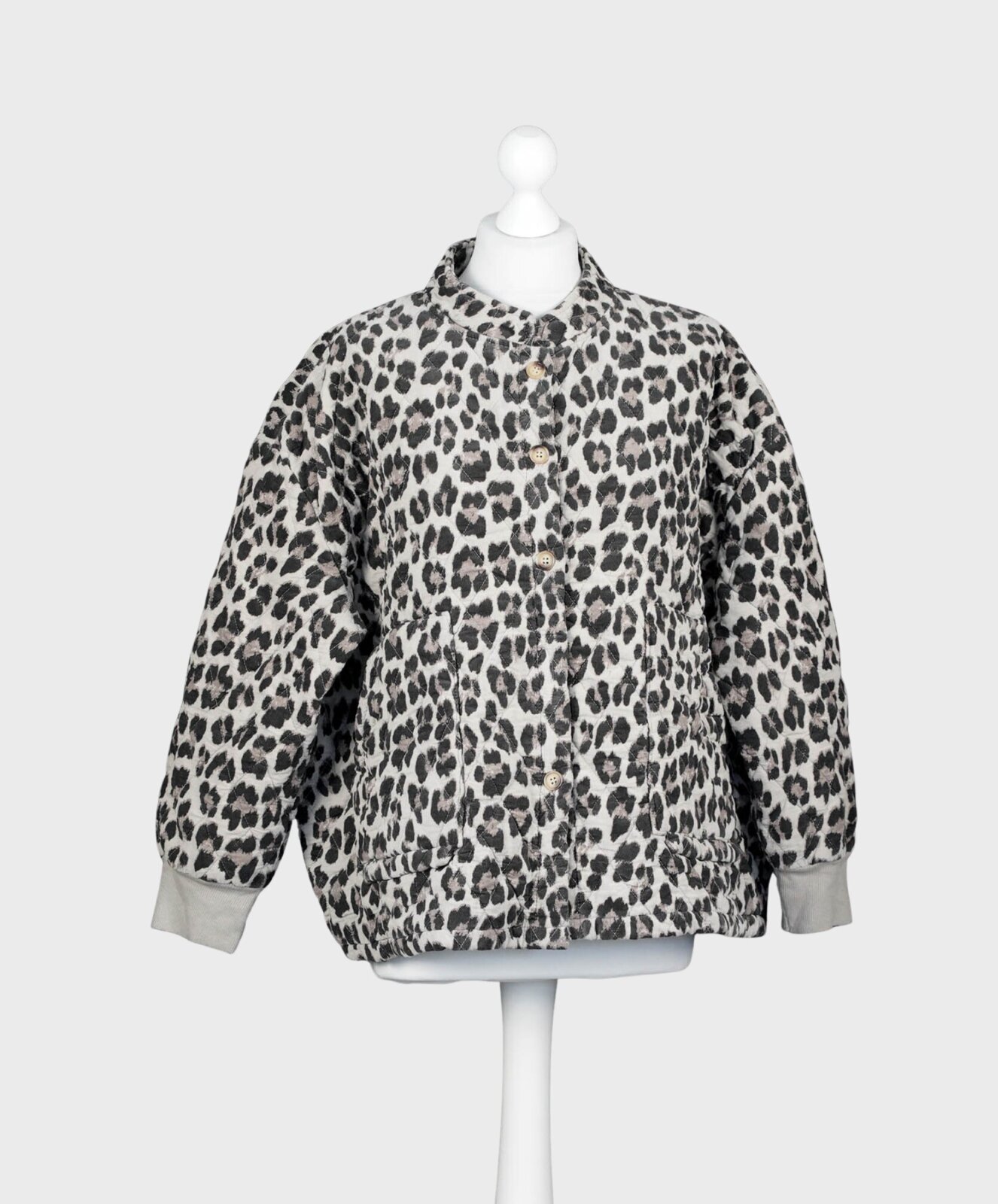 Steppjacke “JASMINA” leo sand (GW81)