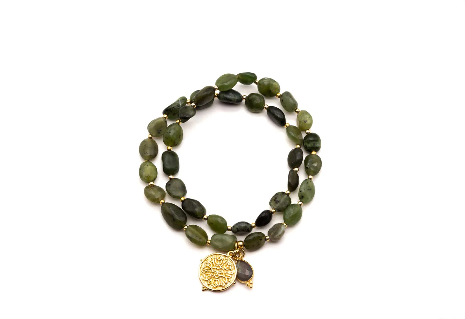 Wickelarmband “MALA TWIN NAKED OLIVE” (SSK15)