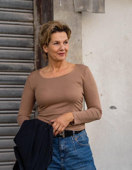 FRAUENSACHE - Feines Shirt "ADELE" (BA61)