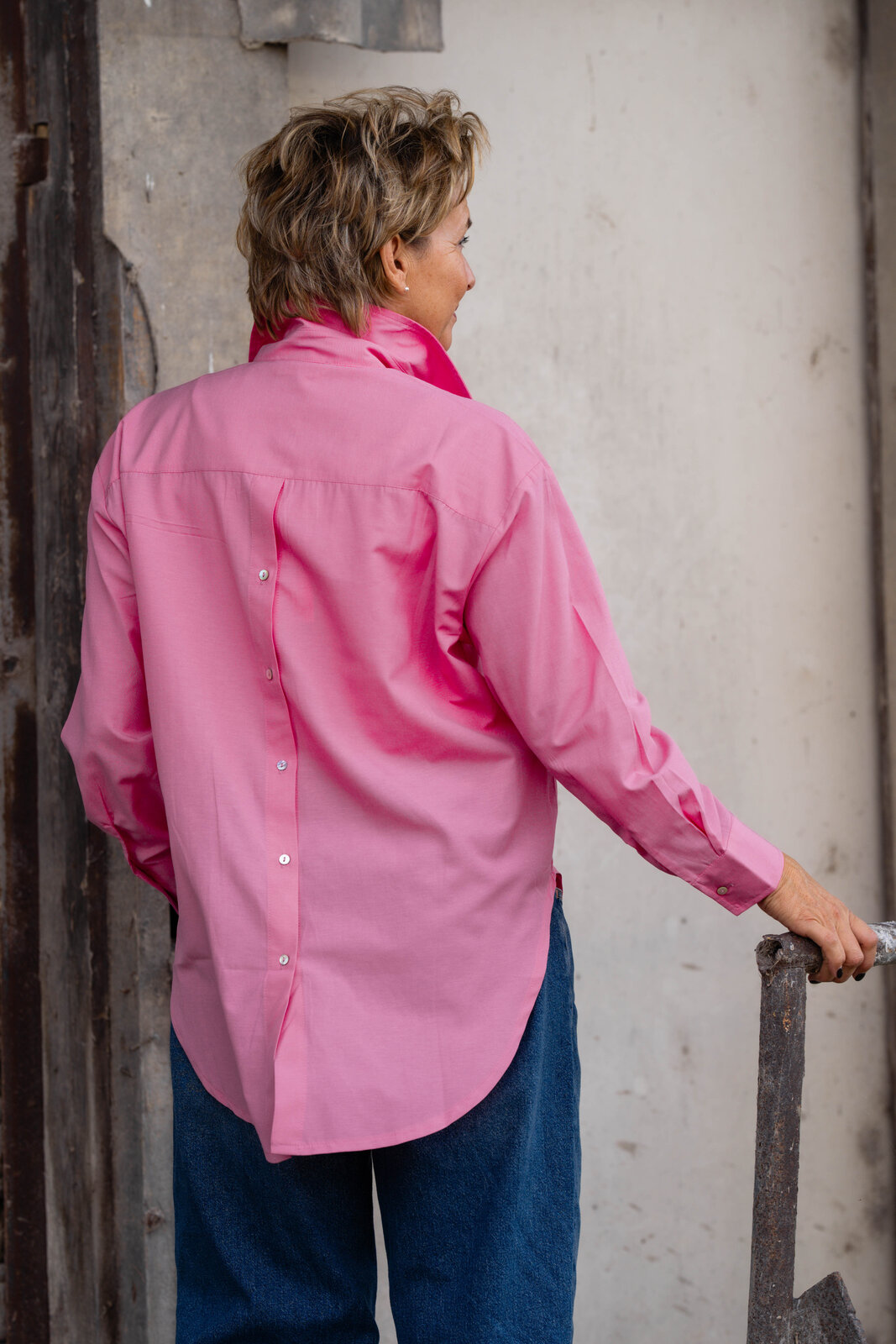 Hemdbluse “OLIVIA” pink (CC03)