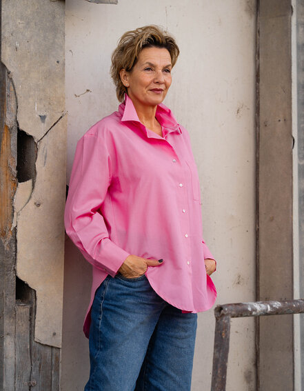 COTTON CANDY - Oversized Hemdbluse "OLIVIA" (CC03)