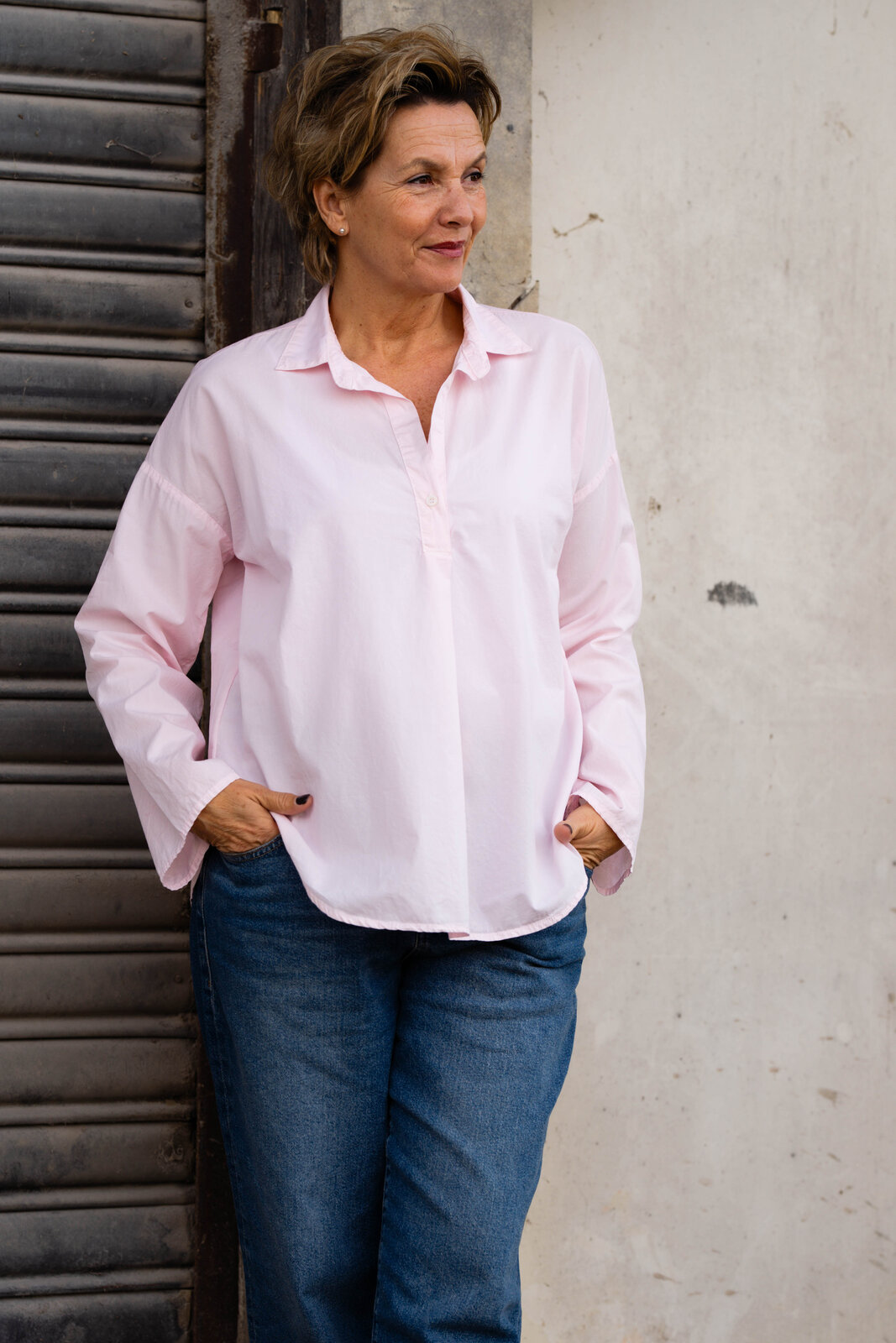 Leichte Bluse “SOFIA” meringe (PI24)