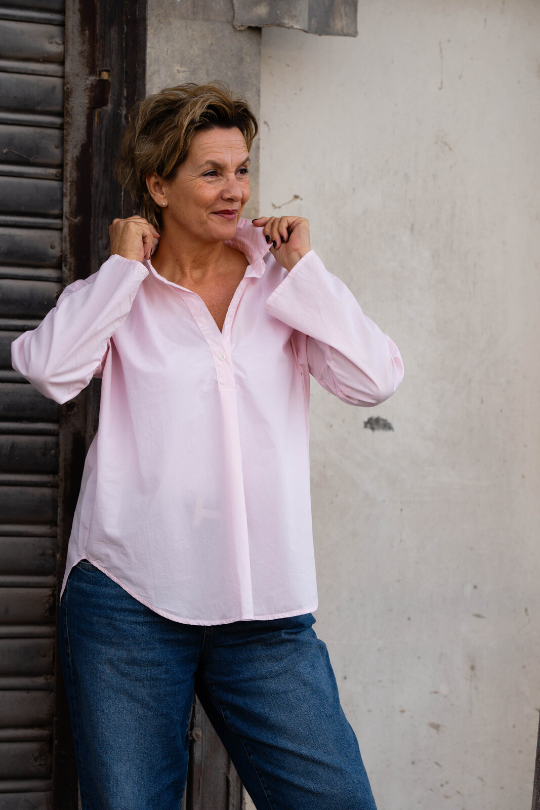 Leichte Bluse “SOFIA” meringe (PI24)