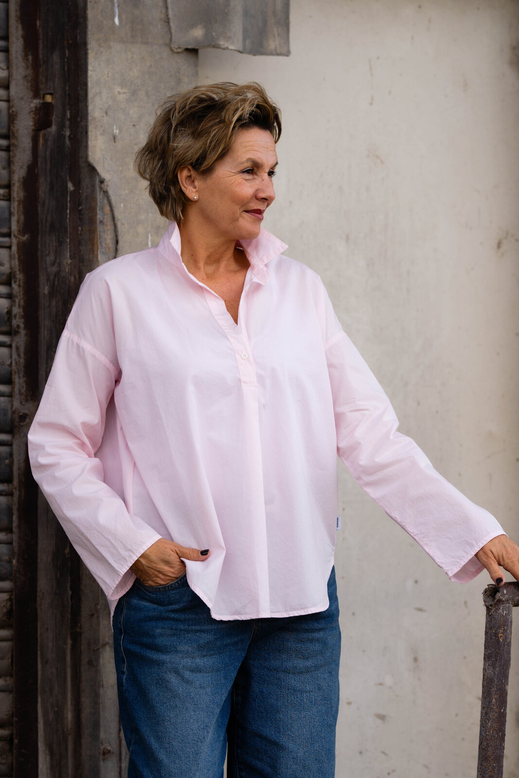 Leichte Bluse “SOFIA” meringe (PI24)