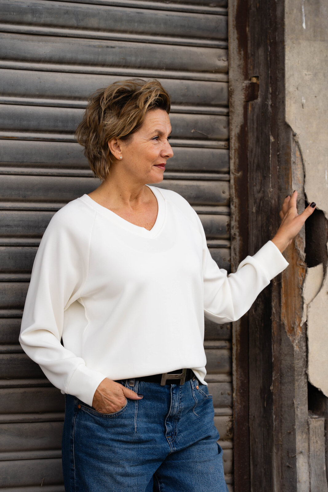 Softes Shirt “LESEDI” offwhite (HL27)