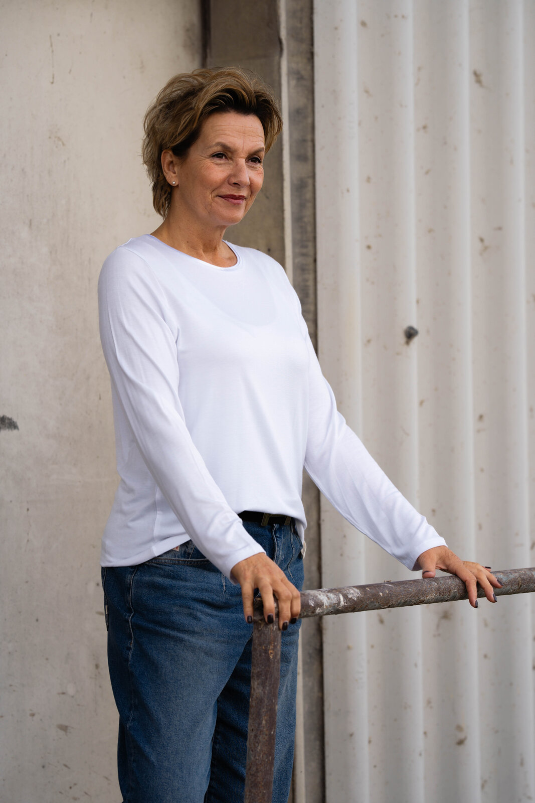 Langarmshirt “OLESYA” white (CC15)