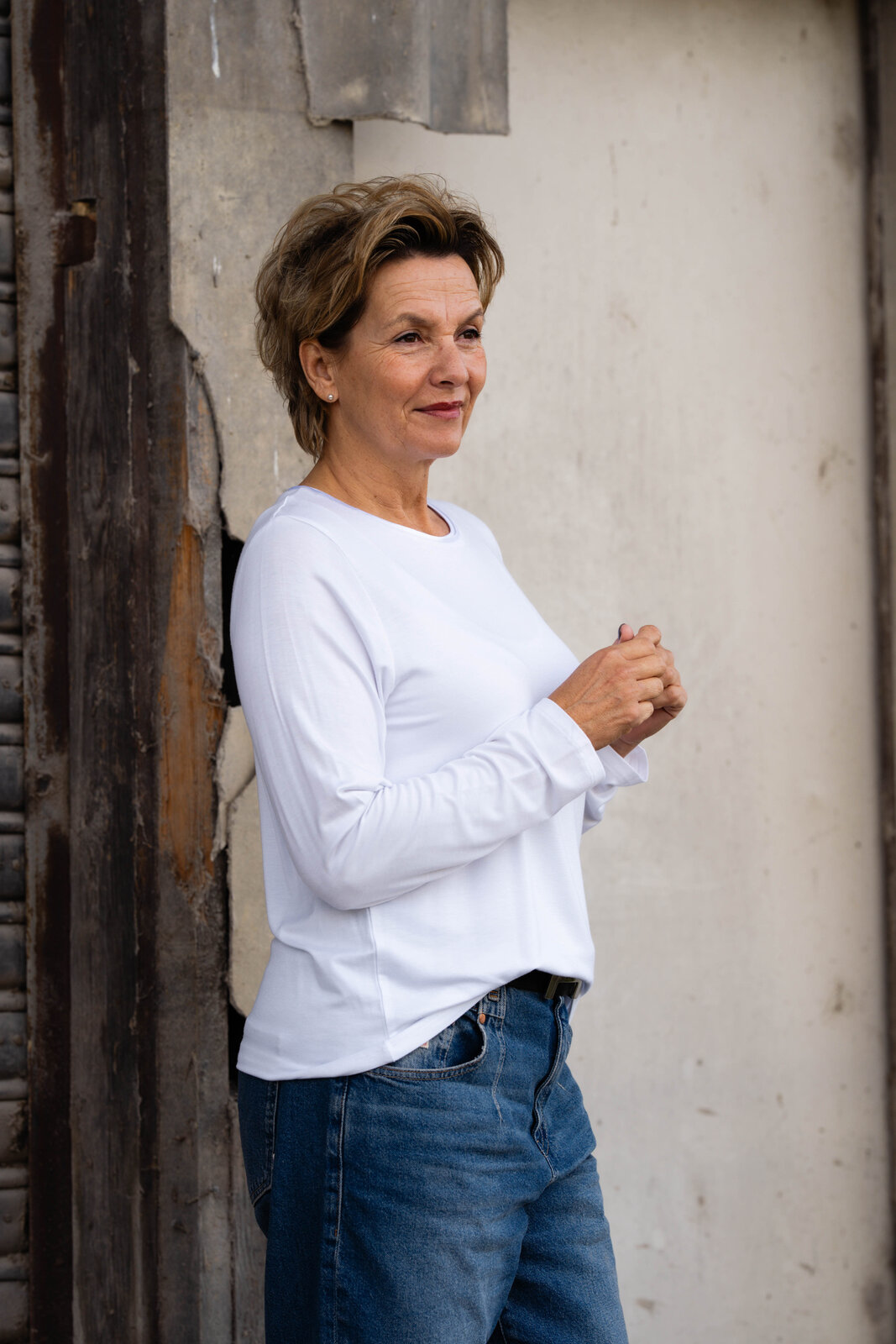 Langarmshirt “OLESYA” white (CC15)