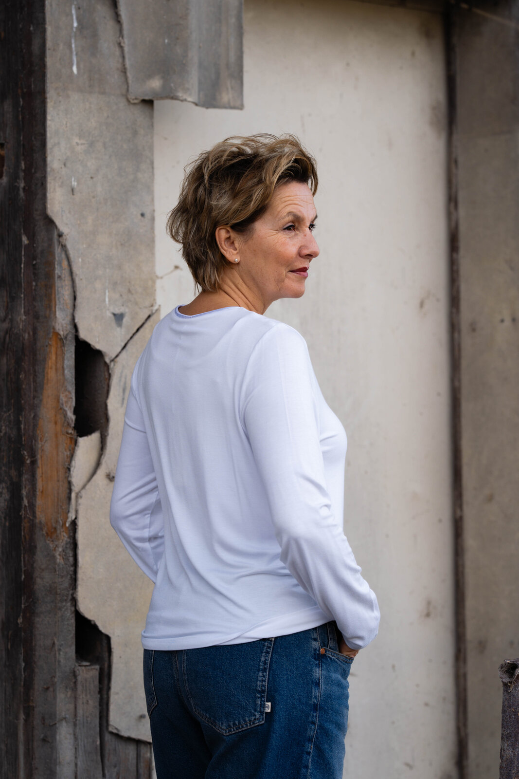 Langarmshirt “OLESYA” white (CC15)