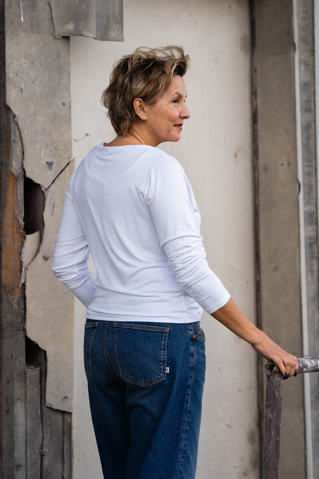 Softes Langarmshirt “OLYA” white (CC14)