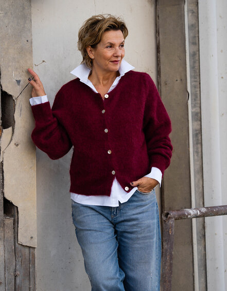 FRAUENSACHE - Alpaka Strickcardigan "JANE" (GW15)