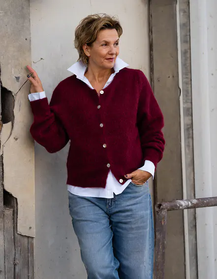 FRAUENSACHE - Alpaka Strickcardigan "JANE" (GW15)