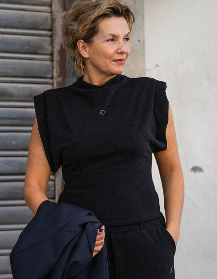 10DAYS - Statement Top Sparkle "SILVIA" (10D75)