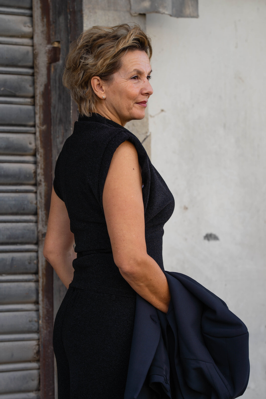 Top Sparkle “SILVIA” black (10D75)