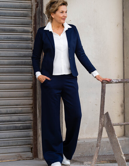 FRAUENSACHE - Marlene Hose "MANJA" - dunkelblau (H14)