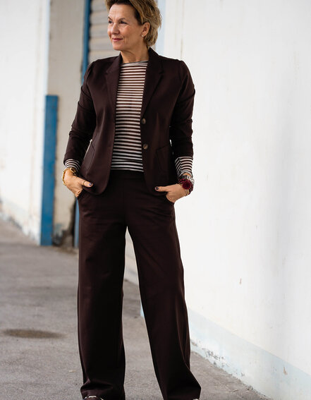 FRAUENSACHE - Marlene Hose "MANJA" - schokobraun (H14)