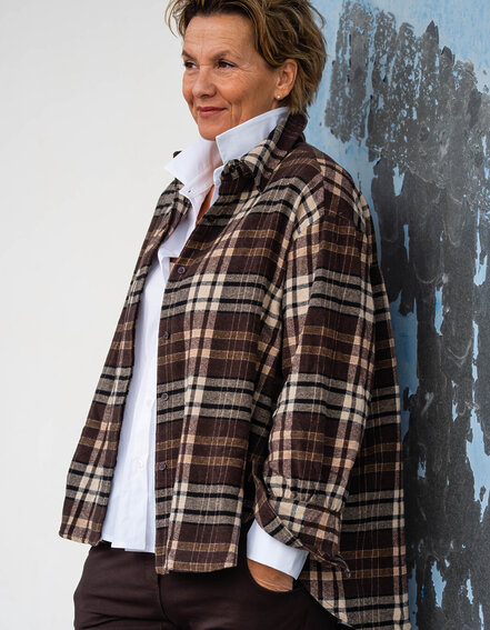 FRAUENSACHE - Kariertes Flanellhemd "TRACY" (GW04)