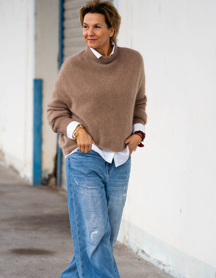 FRAUENSACHE - Kuscheliger Strickpullover "FRANCIS" (GW208)