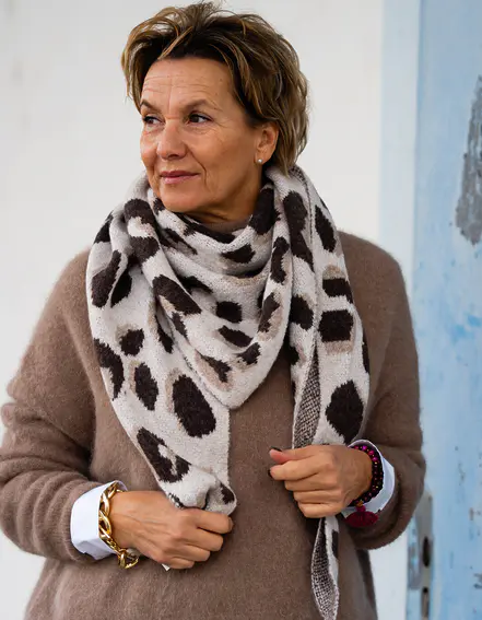 FRAUENSACHE - Leo Dreiecksschal "GWENDOLINE" (AS33)