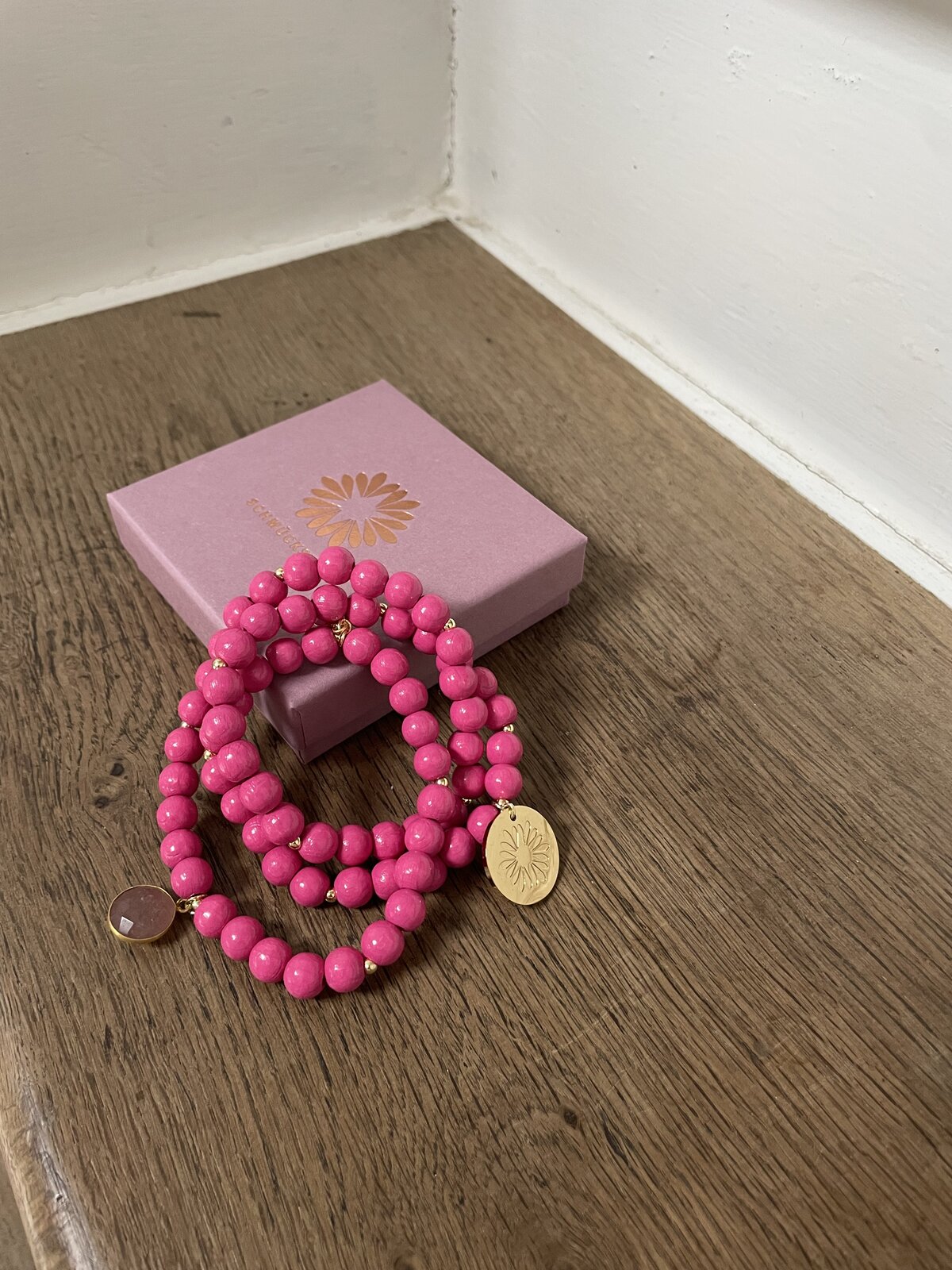 Armband “MALA TRIPLE PINK” (SSK58)