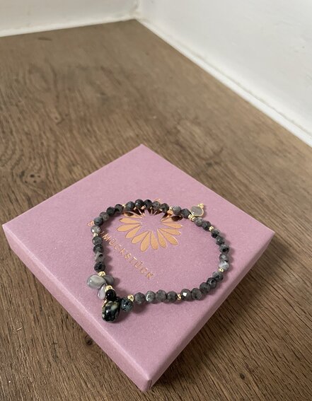 SCHMÜCKSTÜCK – Armband “DROPS DARK MATTER" (SSK94)