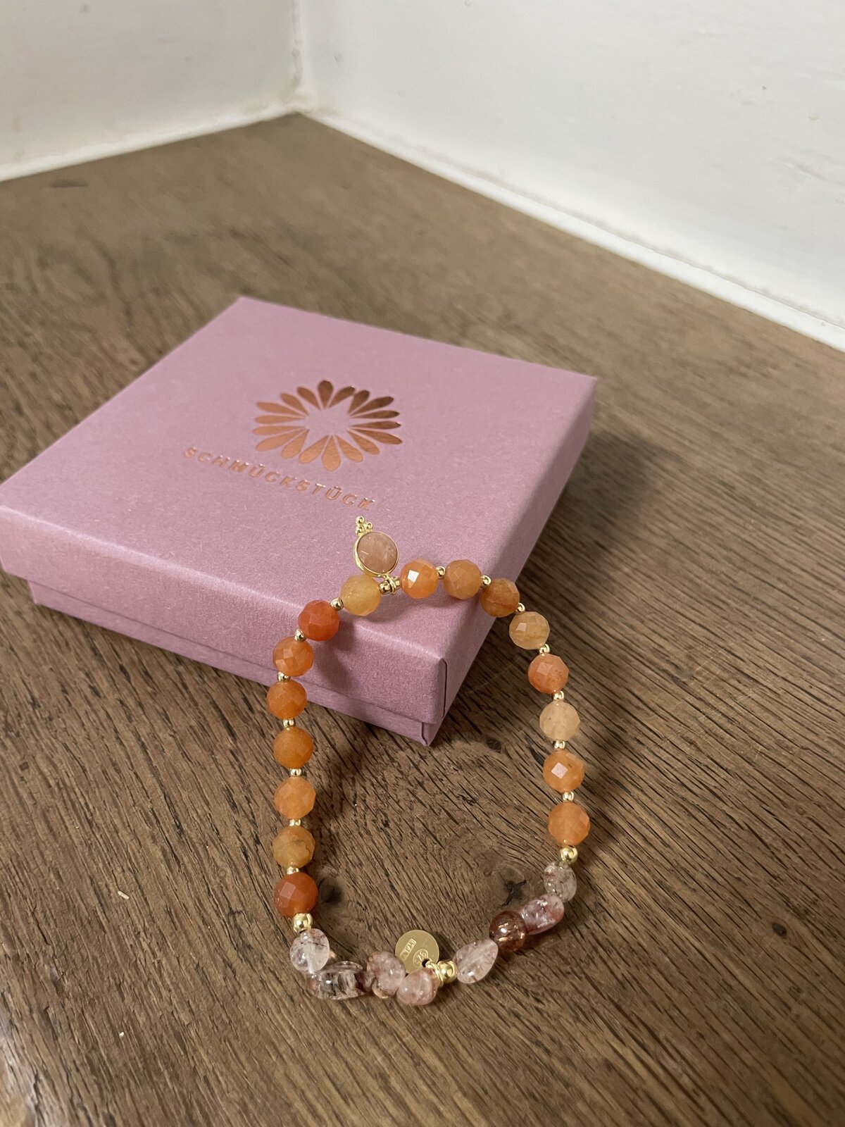 Armband “MALA SINGLE ORANGE GLAMOUR” (SSK88)