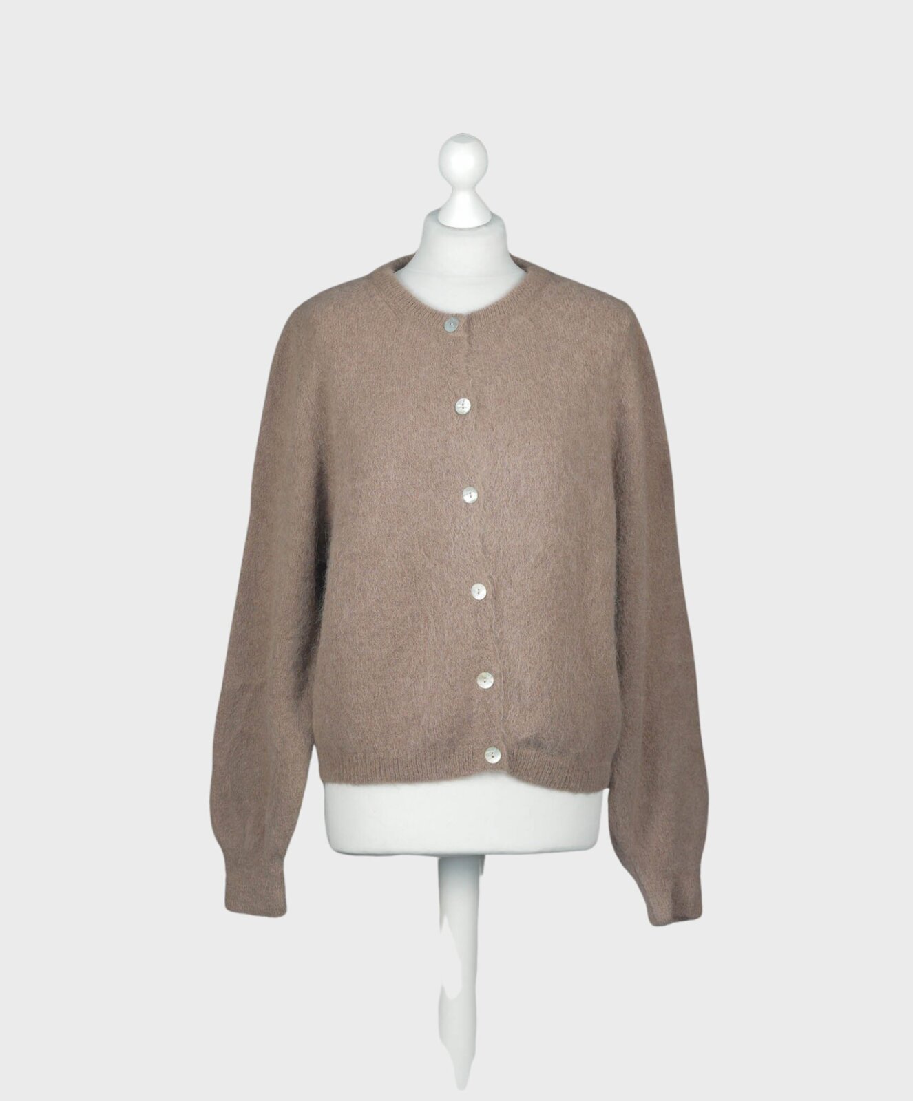 Alpaka Strickcardigan “JANE” camel (GW15)