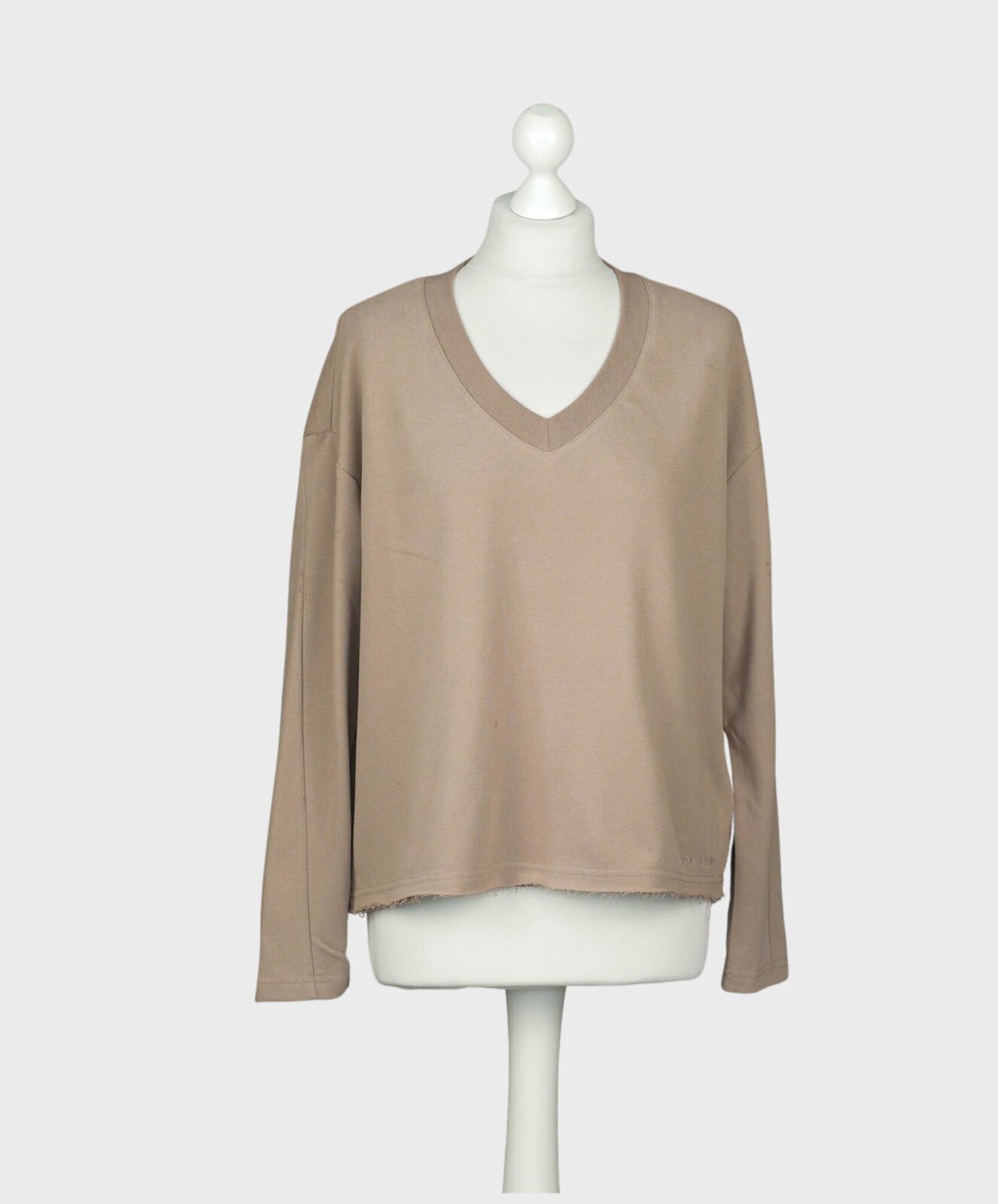 Longsleeve “THALISA” light choco (ER22)