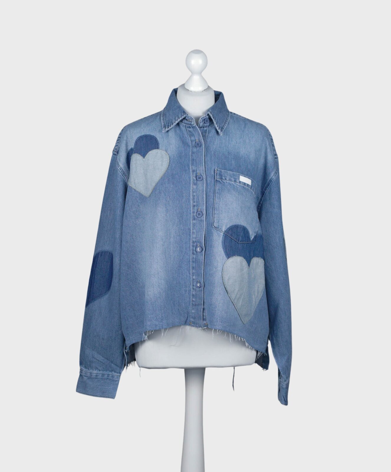 Cooles Jeanshemd “BEBA” blue shadow wash(ER58)