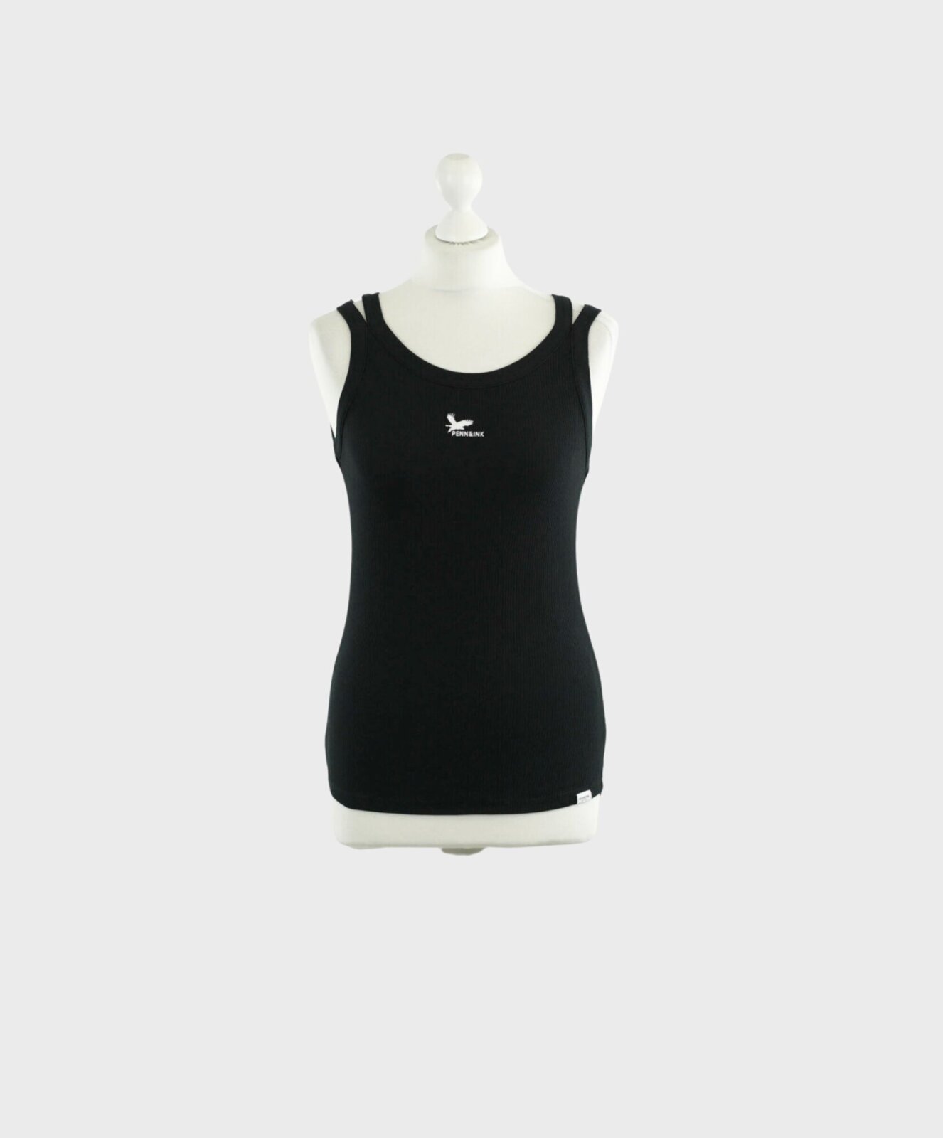 Cooles Top “ALISSA” black/white (PI06)