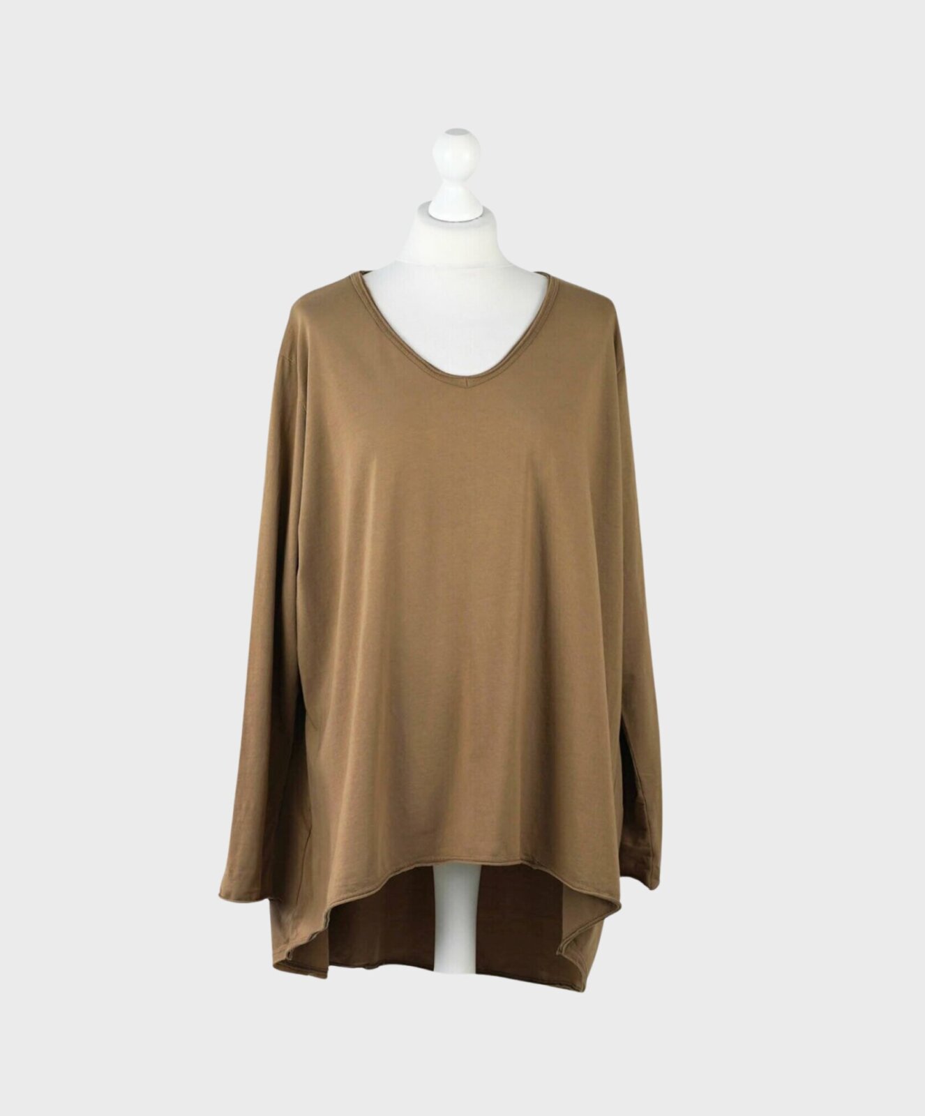 Lässiges Langarm-Shirt “SASKIA” caramel (BA03)