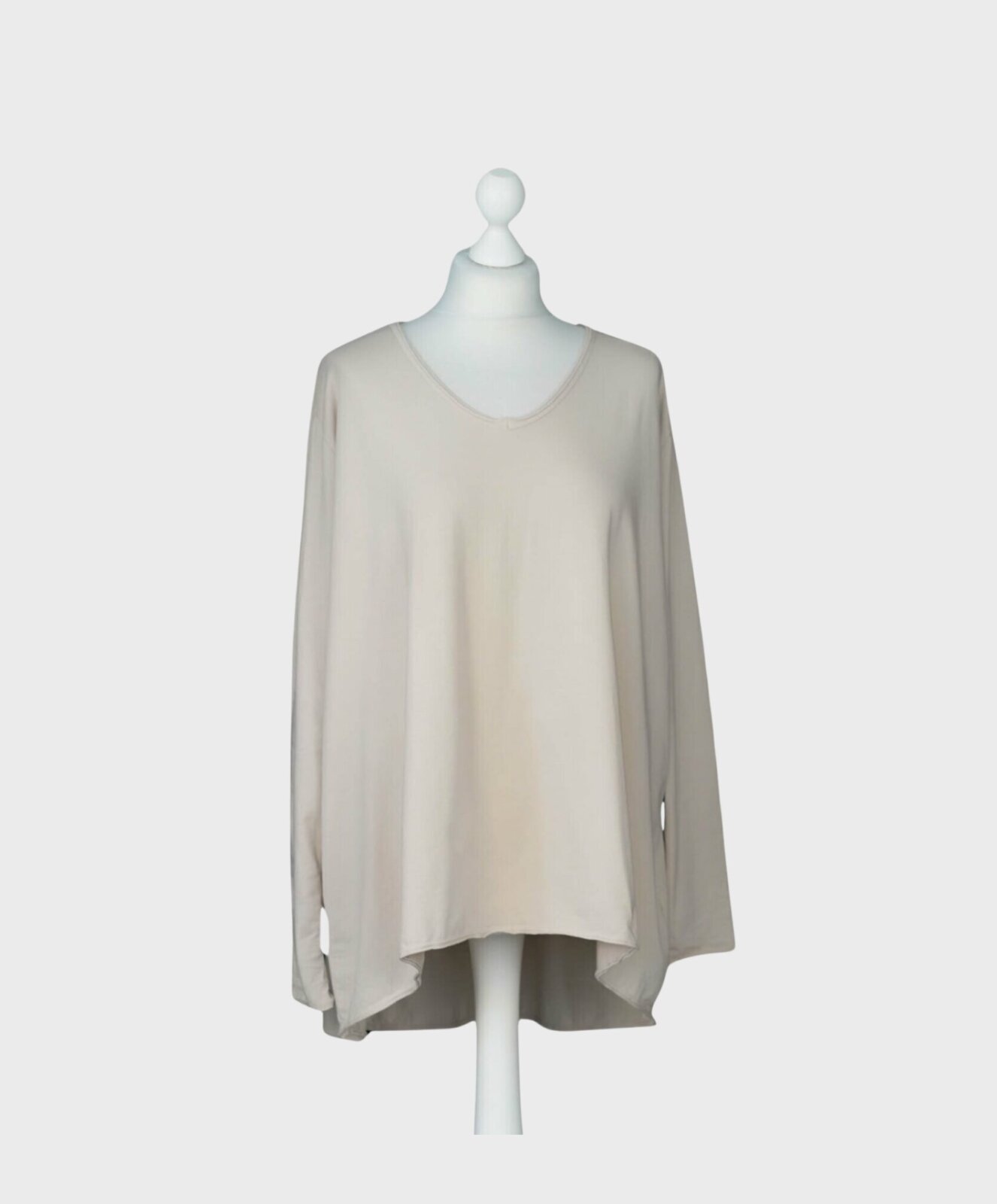 Lässiges Langarm-Shirt “SASKIA” beige (BA03)
