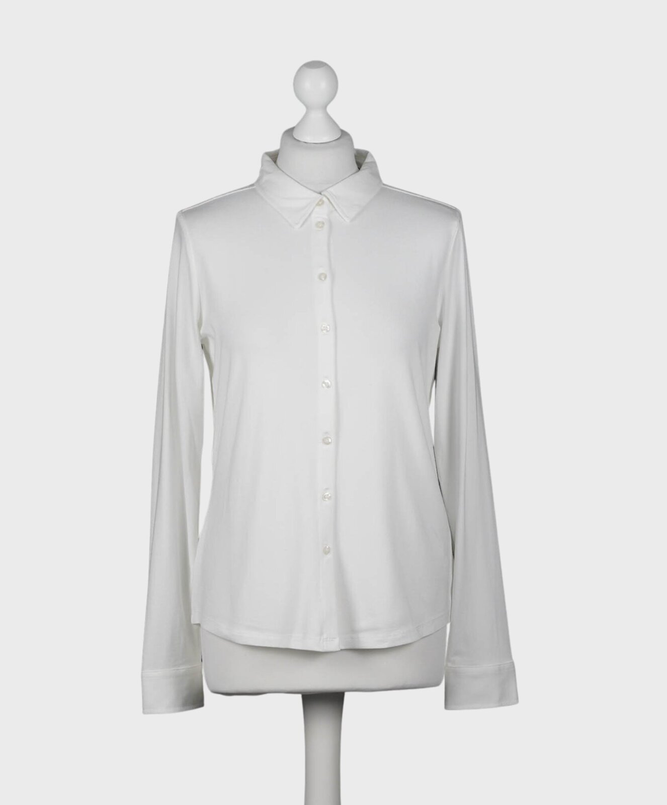 Stretchige Bluse “PAM” cotton white (SE33)