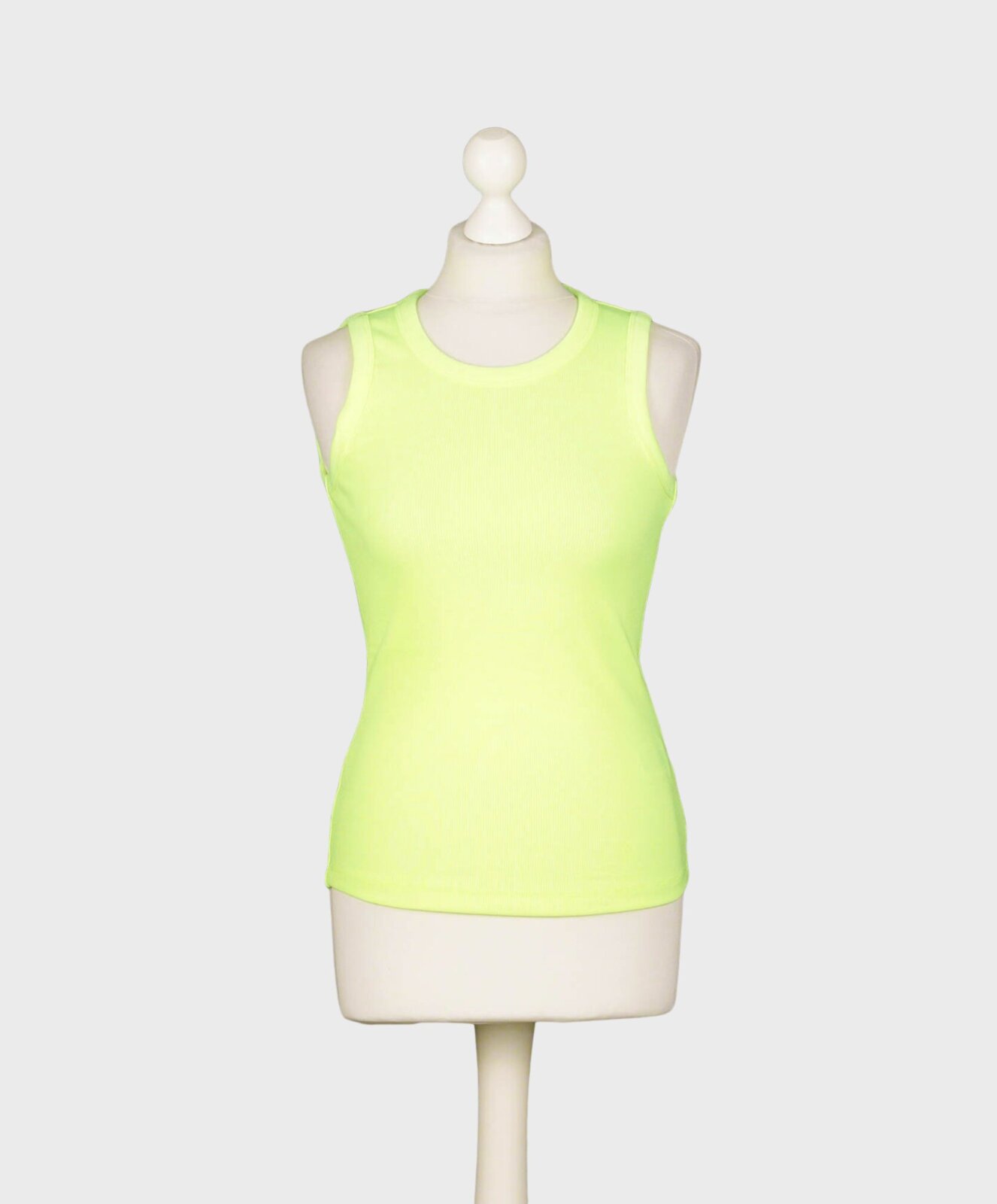 Geripptes Tanktop “TILDA” new lime(SE48)