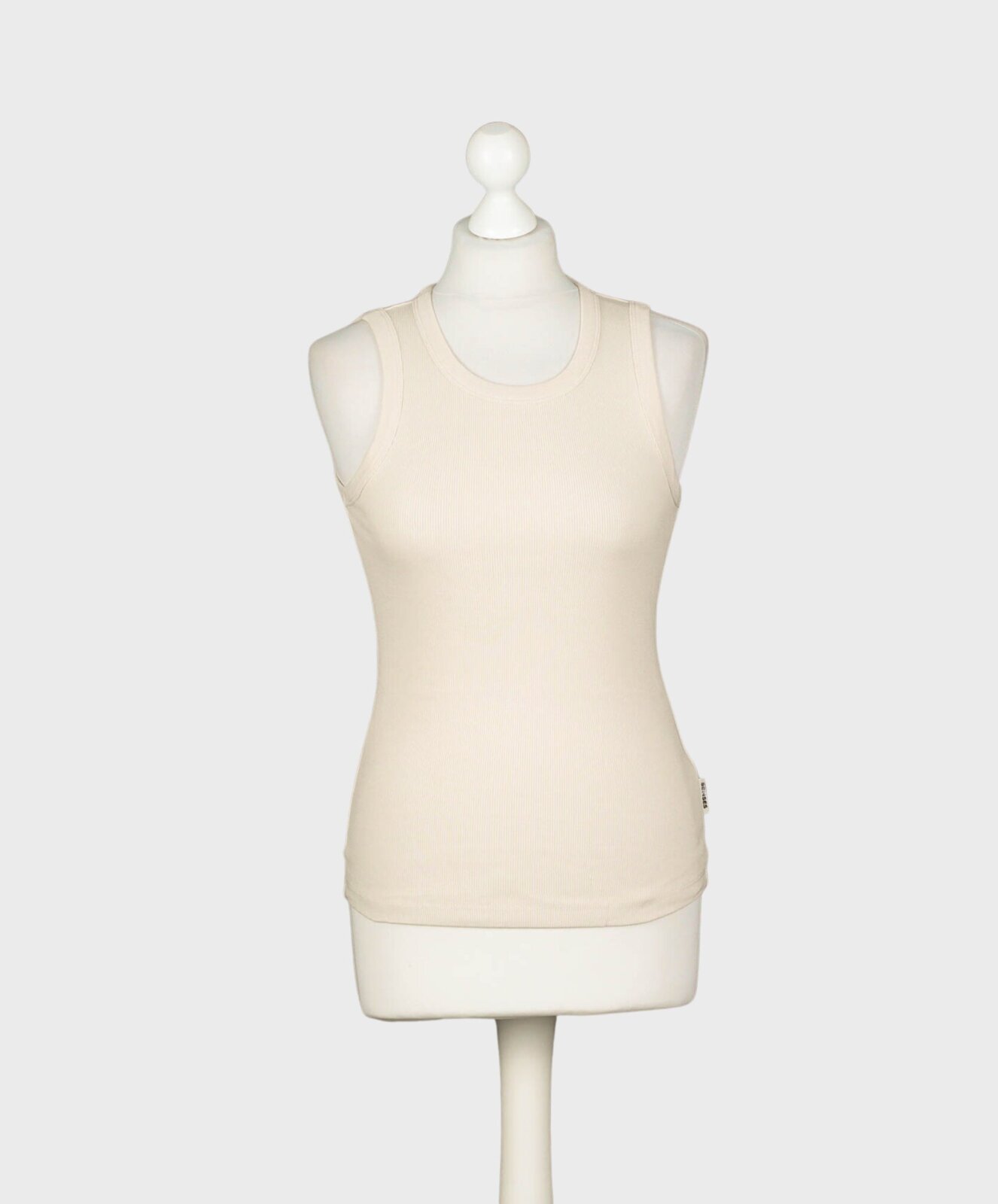 Geripptes Tanktop “TILDA” raw cotton (SE48)